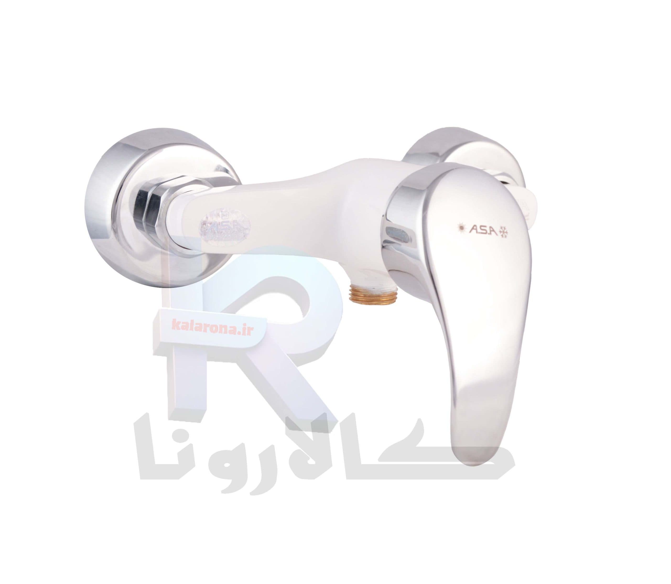 شیر‏ ‏توالت مدل ‎A1Z11 سفید کروم