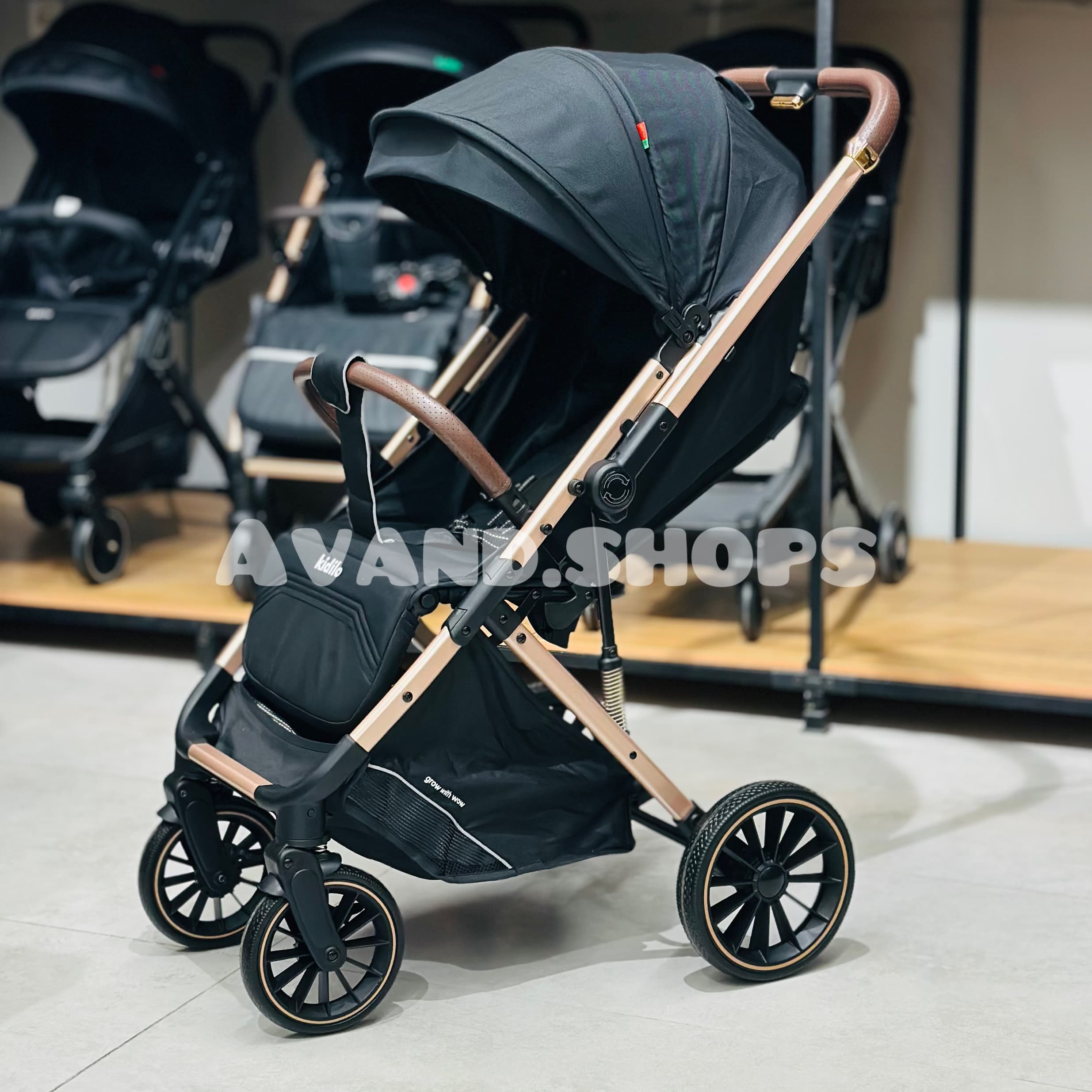 کالسکه کیدیلو مدل 6530 پرو دسته دو طرفه KIDILO