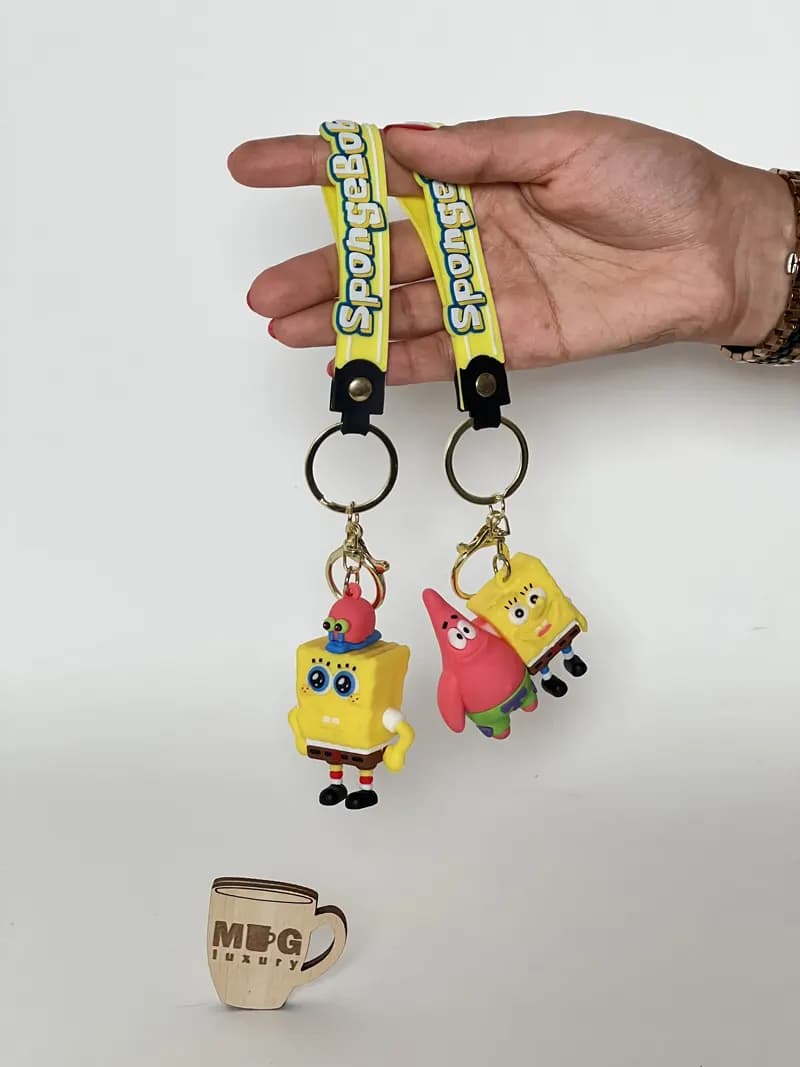 جاکلیدی سیلیکونی باب اسفنجی و پاتریک Spongebob