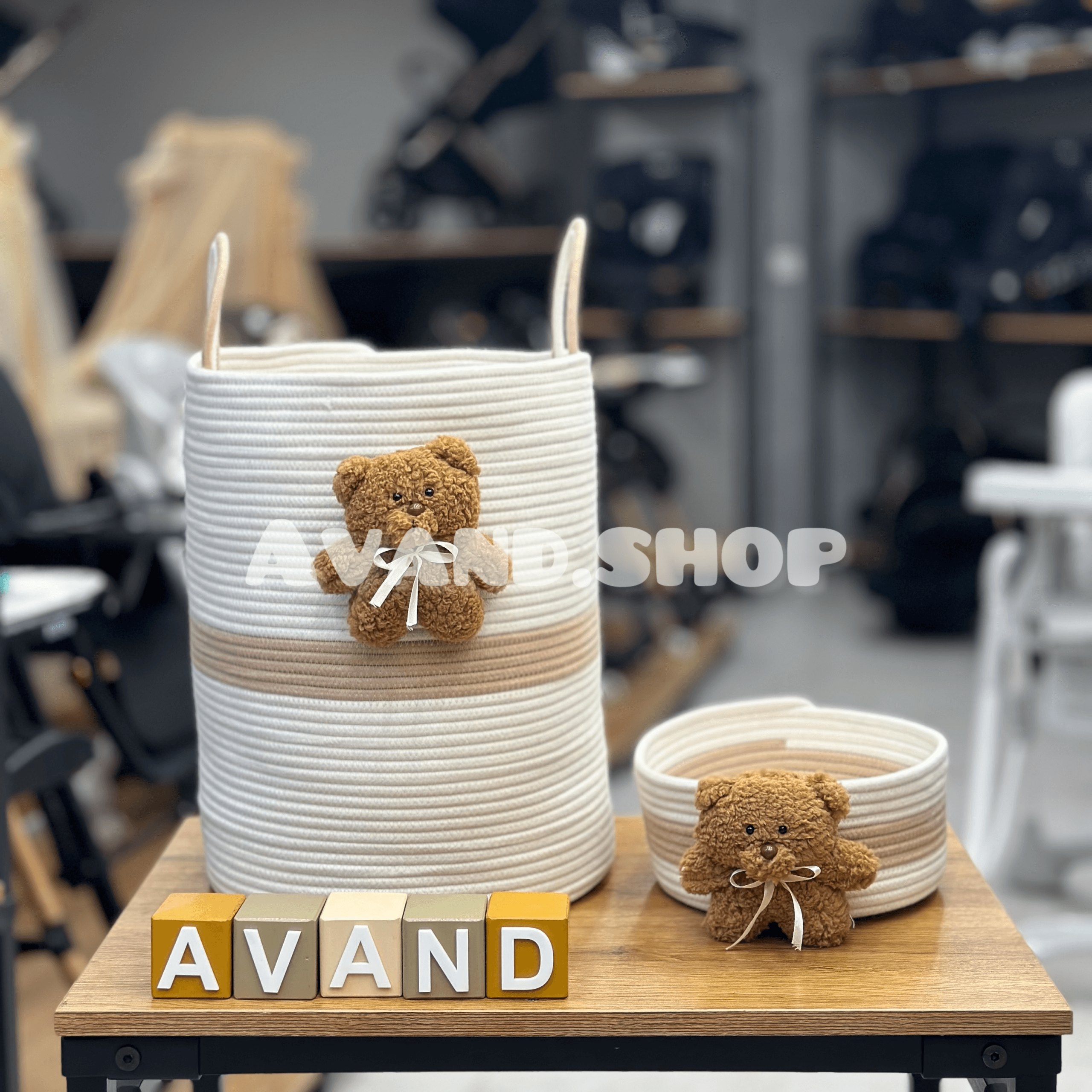 سبد نظم دهنده و اتاق کودک قیطان ( 2 تیکه )