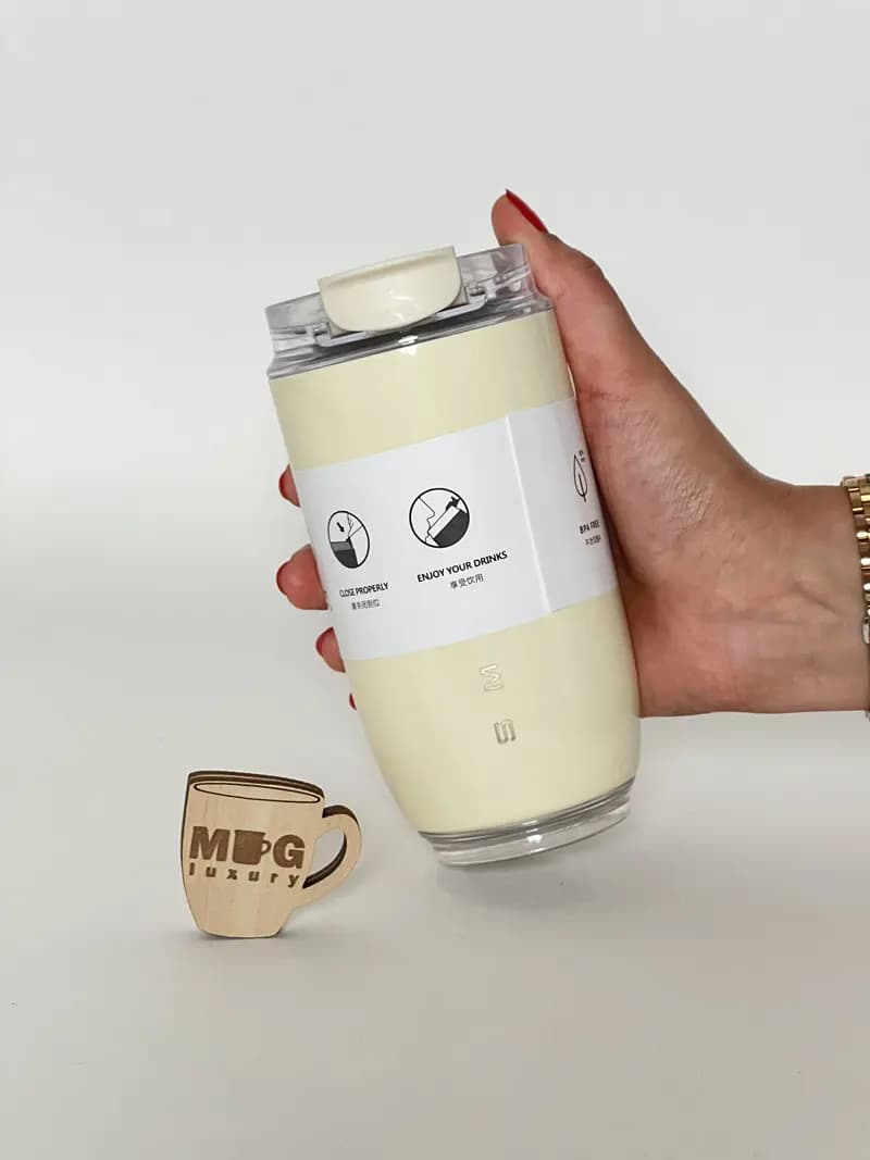 تراول ماگ SMEG اورجینال آسان نوش دار 320 میل استیل 304 — تصویر ۶