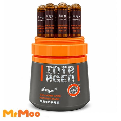 ماسک مو ویال دار کلاژن هانگو COLLAGEN CARE FOR HAIR MASK hango — تصویر ۱۱
