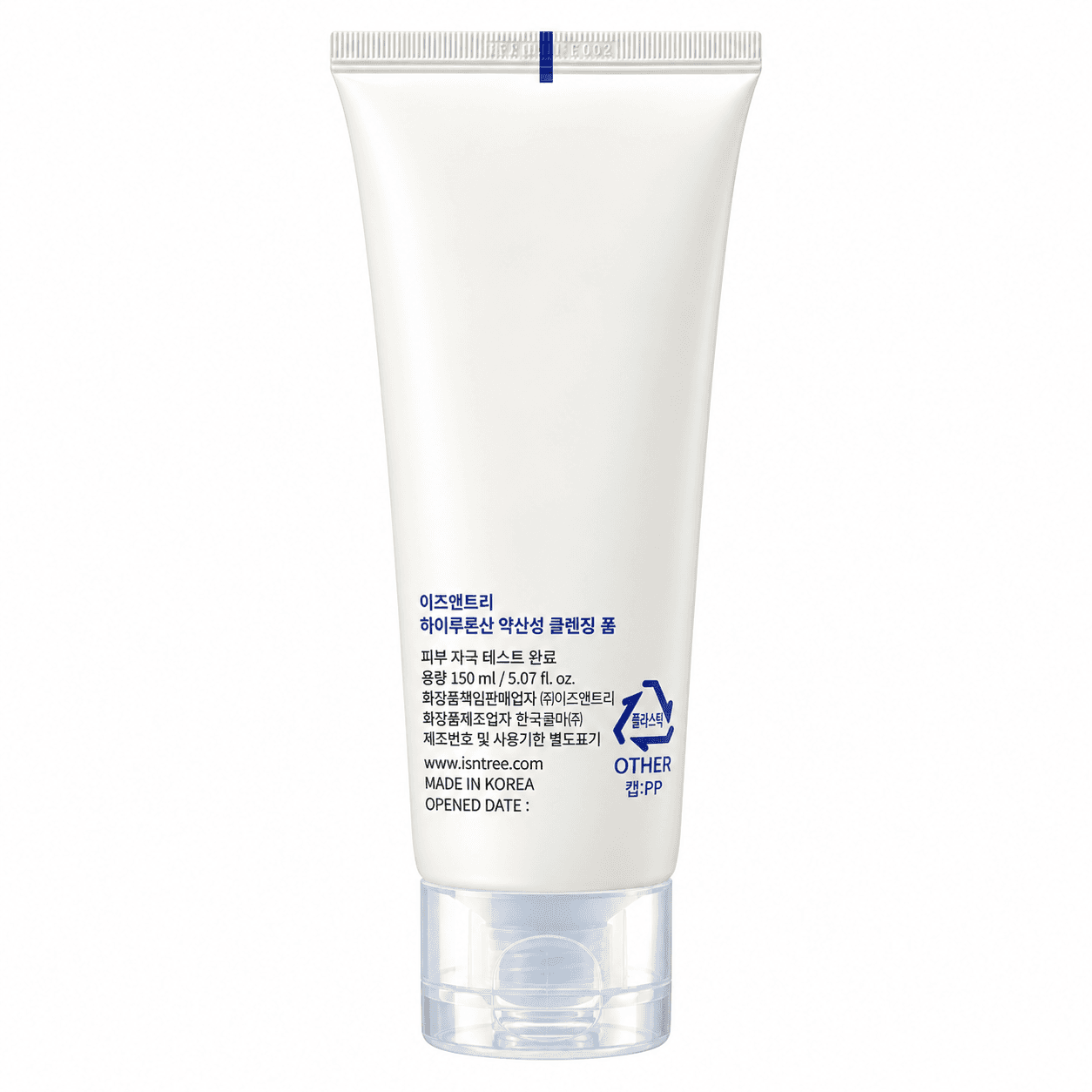 فوم شوینده هیالورونیک اسید ایزنتری CLEANSING FOAM HYALURONIC ACID AQUA GEL CREAM ISNTREE — تصویر ۲