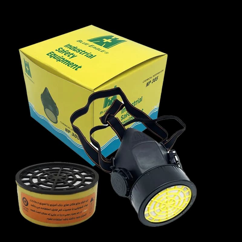 ماسک نیم صورت بلو ایگل | BLUE EAGLE مدل NP305 همراه با فیلتر