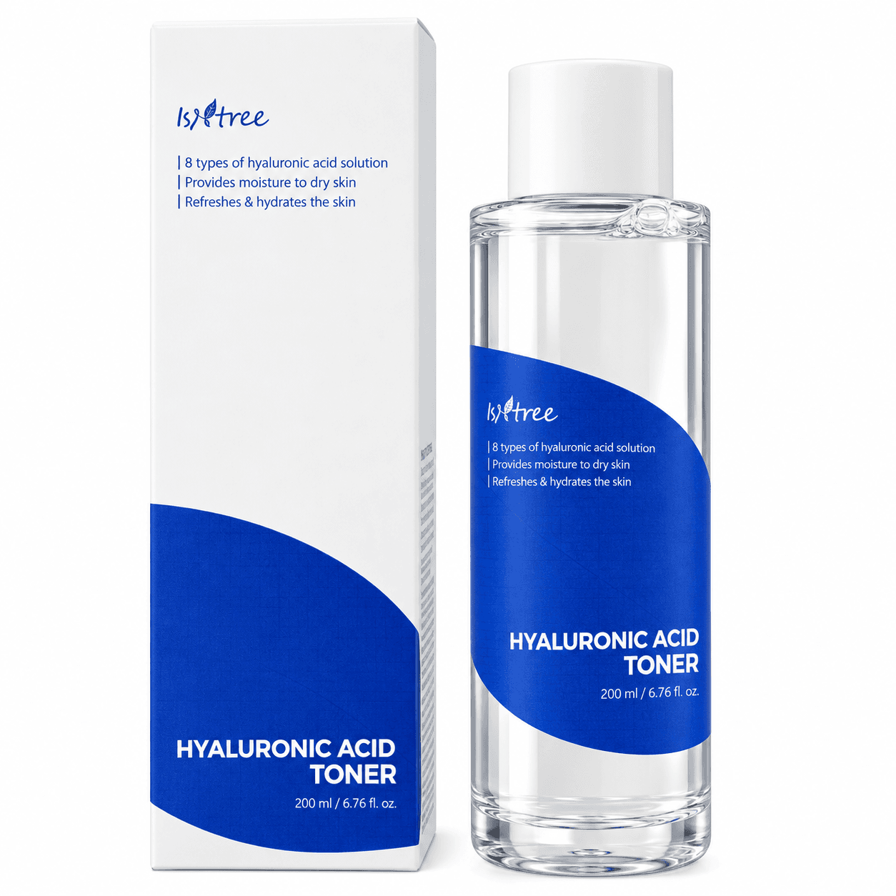 تونر هیالورونیک اسید ایزنتری TONER HYALURONIC ACID AQUA GEL CREAM ISNTREE — تصویر ۲
