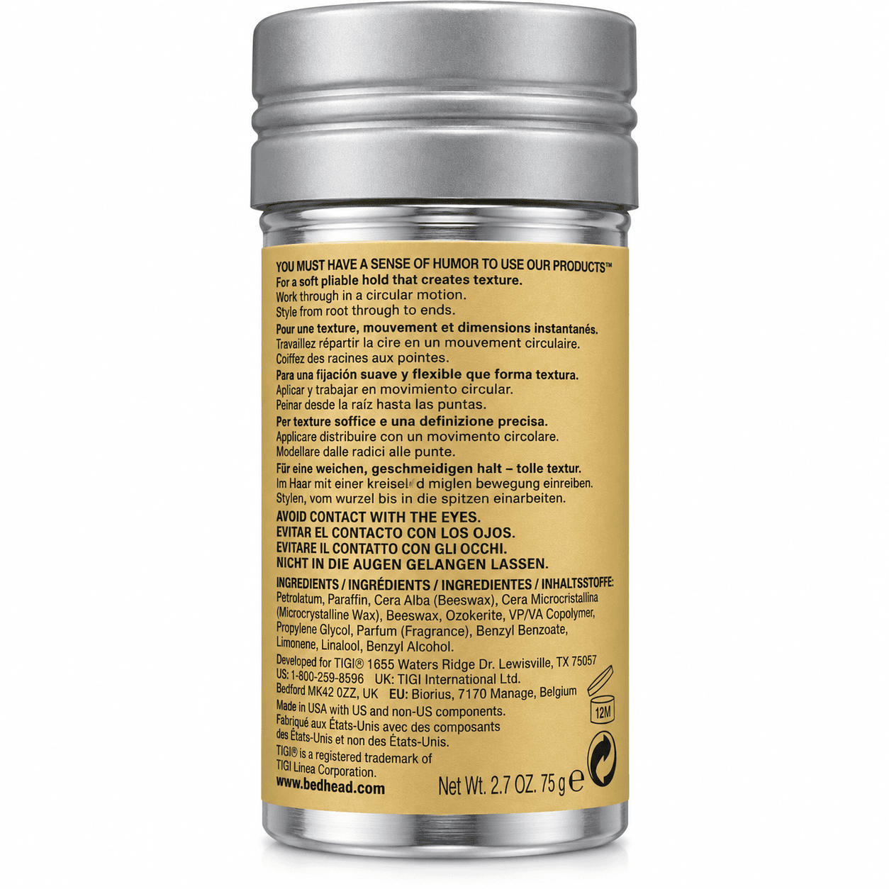 واکس مو استیکی تیجی BED HEAD TIGI — تصویر ۲