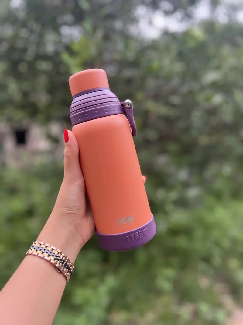 فلاسک تایسو اصل دو درب 600 میل استیل 304 — تصویر ۲