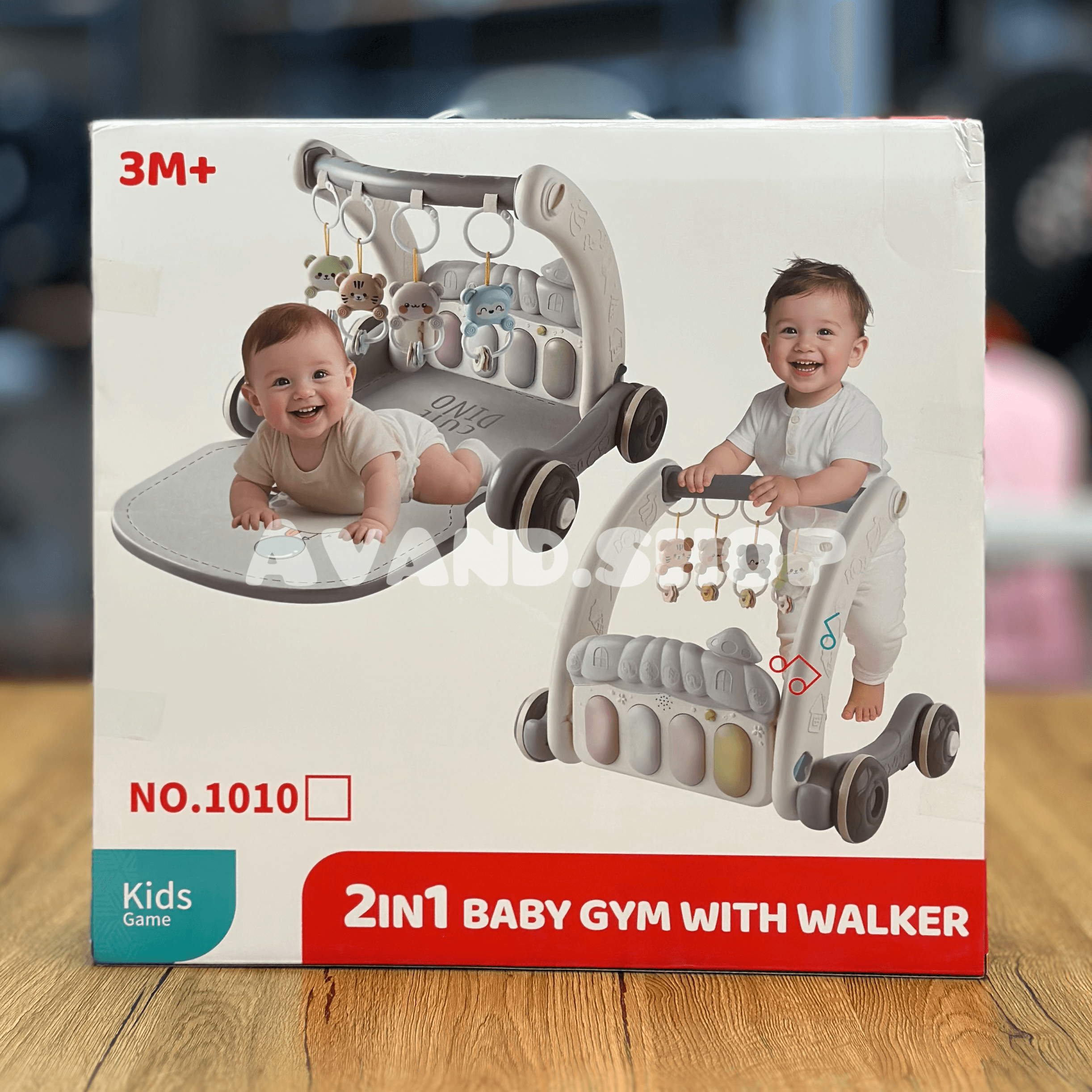 تشک بازی خارجی موزیکال Kids Game واکرشو (طرح دایناسور) — تصویر ۲