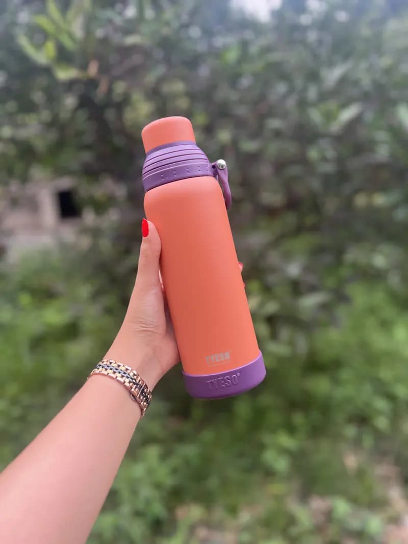 فلاسک تایسو اصل دو درب 750 میل استیل 304 — تصویر ۲