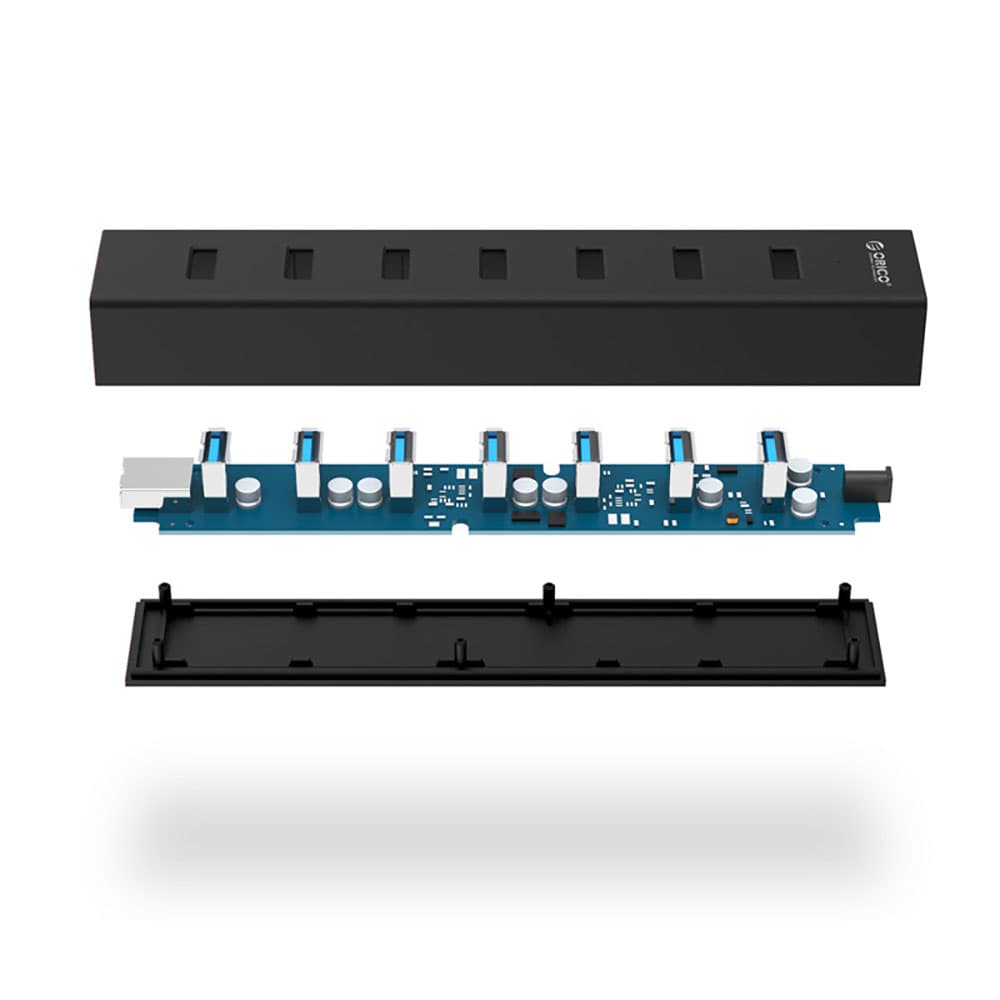 هاب 7 پورت USB3.0 اوریکو ORICO H7013-U3-V1 Black — تصویر ۵