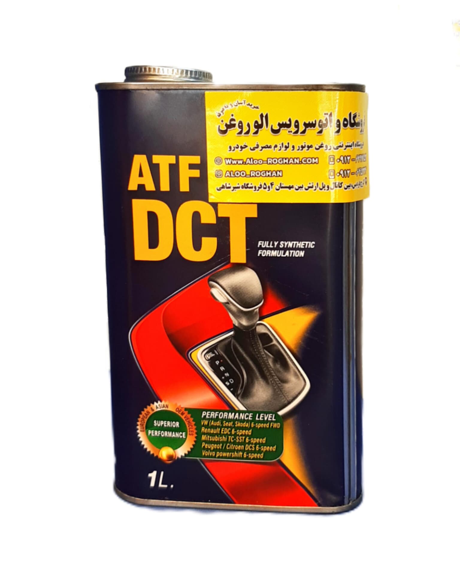 روغن گیربکس اتوماتیک ایرانول ATF DCT (یک لیتری)