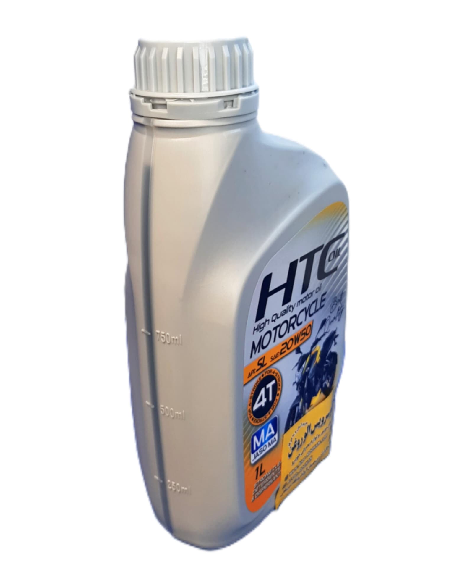 روغن موتور سیکلت اچ تی سی (MA 4T 20w50 (HTC (یک لیتری) SL — تصویر ۳