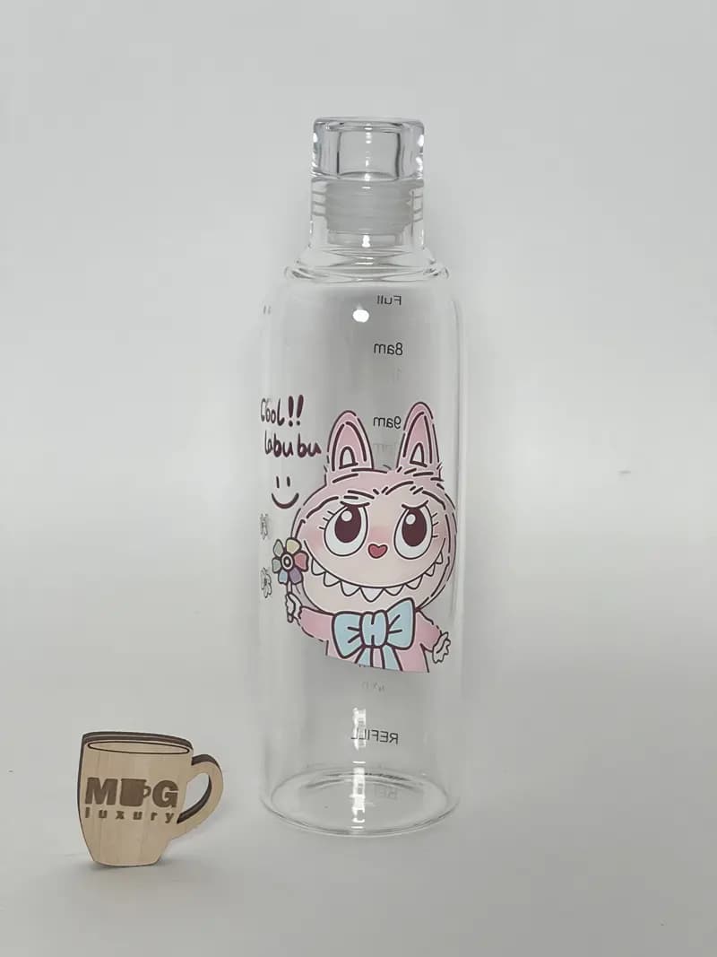 بطری پیرکس وارداتی ساده لبوبو درب واشردار 500 میل — تصویر ۵
