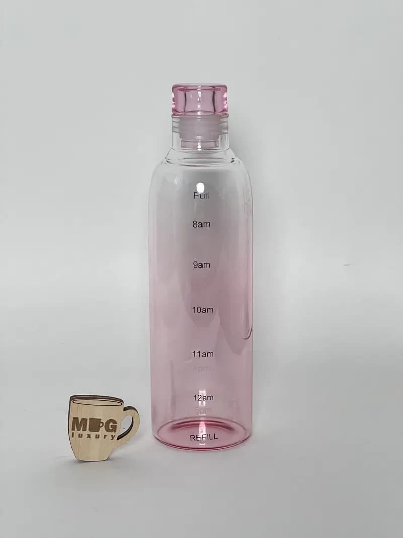 بطری پیرکس وارداتی ساده رنگی درب واشردار 500 میل — تصویر ۴