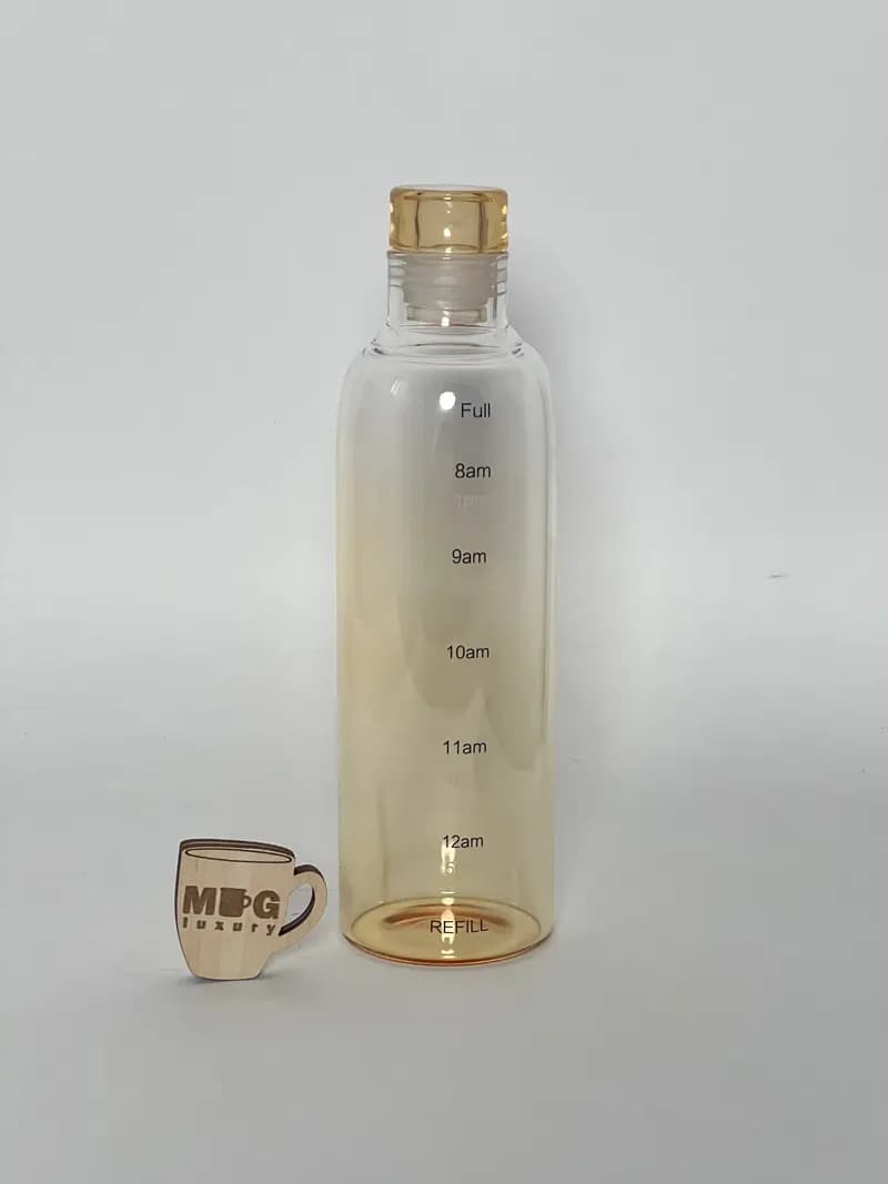 بطری پیرکس وارداتی ساده رنگی درب واشردار 500 میل — تصویر ۵