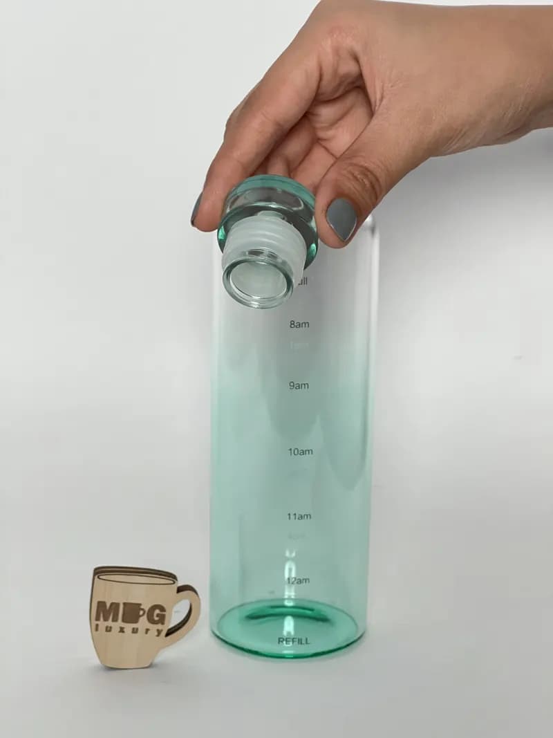 بطری پیرکس وارداتی ساده رنگی درب واشردار 500 میل — تصویر ۷