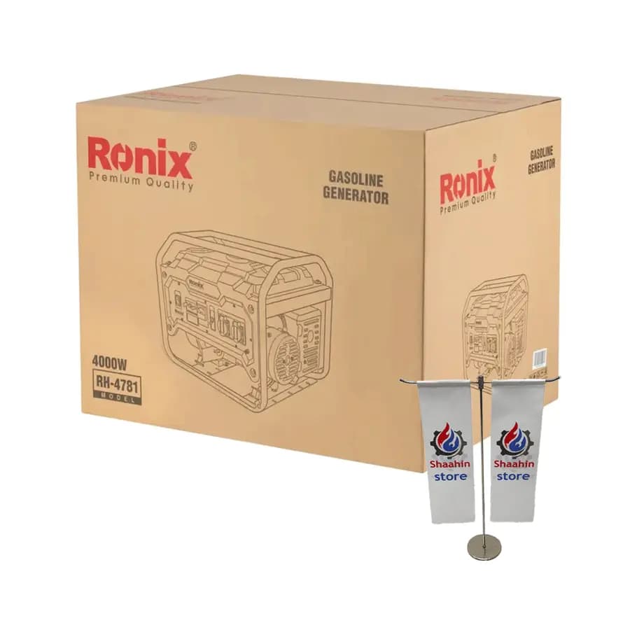 ژنراتور موتور برق بنزینی 4000 وات رونیکس مدل RH-4781 — تصویر ۸