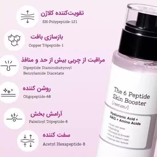 سرم جوانساز 6 پپتاید کوزارکس — تصویر ۶