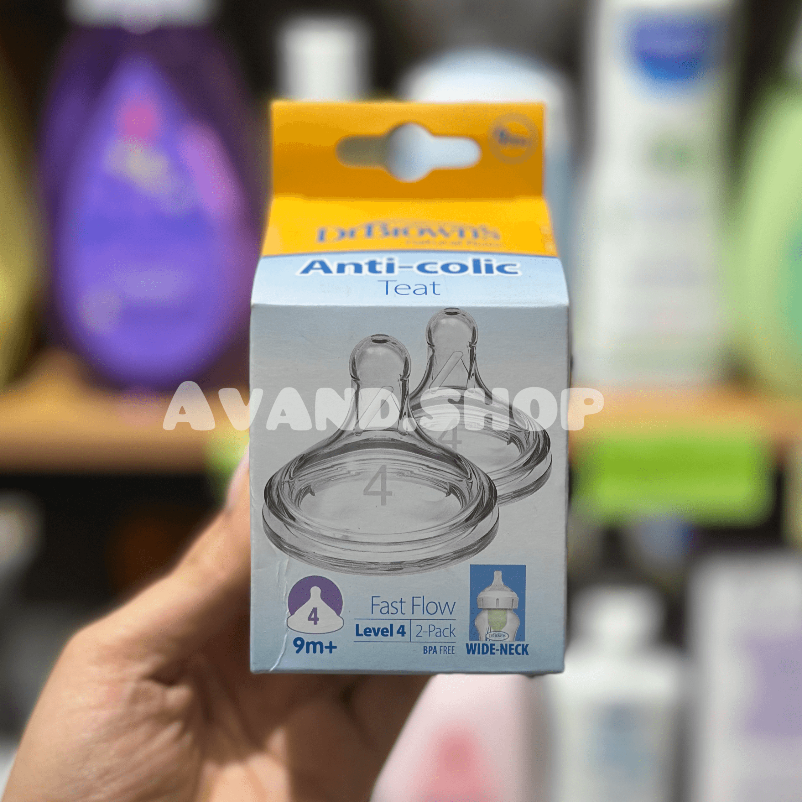 سر شیشه پهن دکتر براون سایز 4 دو عددی ( تکی )