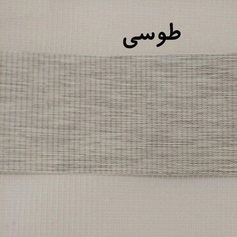 پرده زبرا زیو کد2999سایز180×110سانتی متر (طوسی) — تصویر ۳