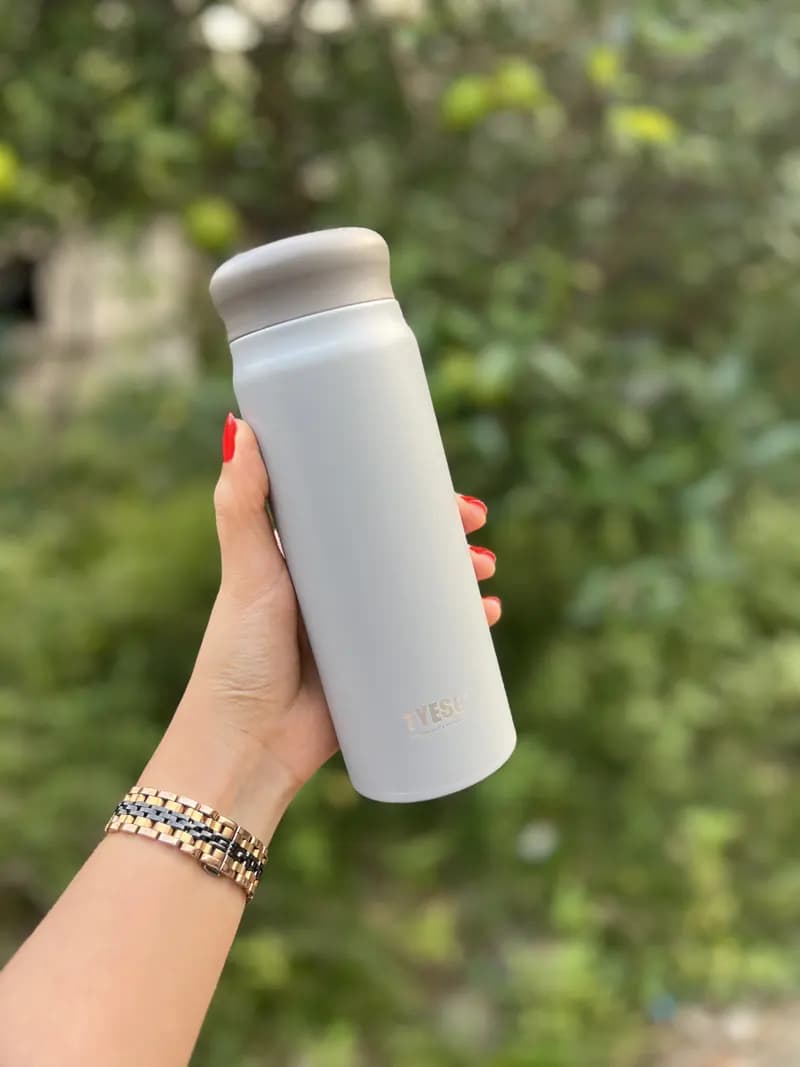 فلاسک صافی دار درب پیچی تایسو 500 میل استیل 304 — تصویر ۵