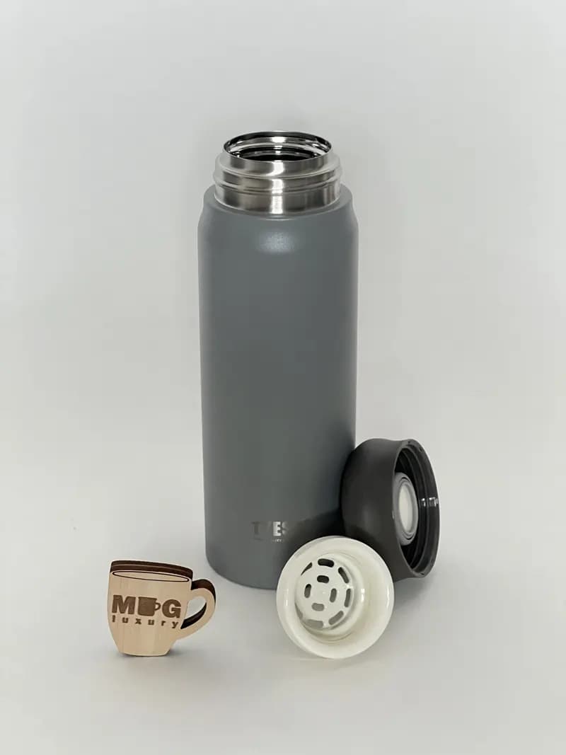 فلاسک صافی دار درب پیچی تایسو 500 میل استیل 304 — تصویر ۷