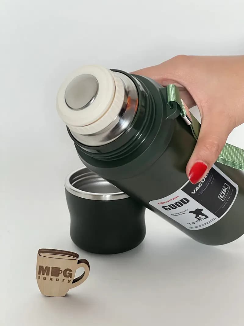 فلاسک GOOD VACUUM کوهنوردی 800 میل استیل 304 — تصویر ۷