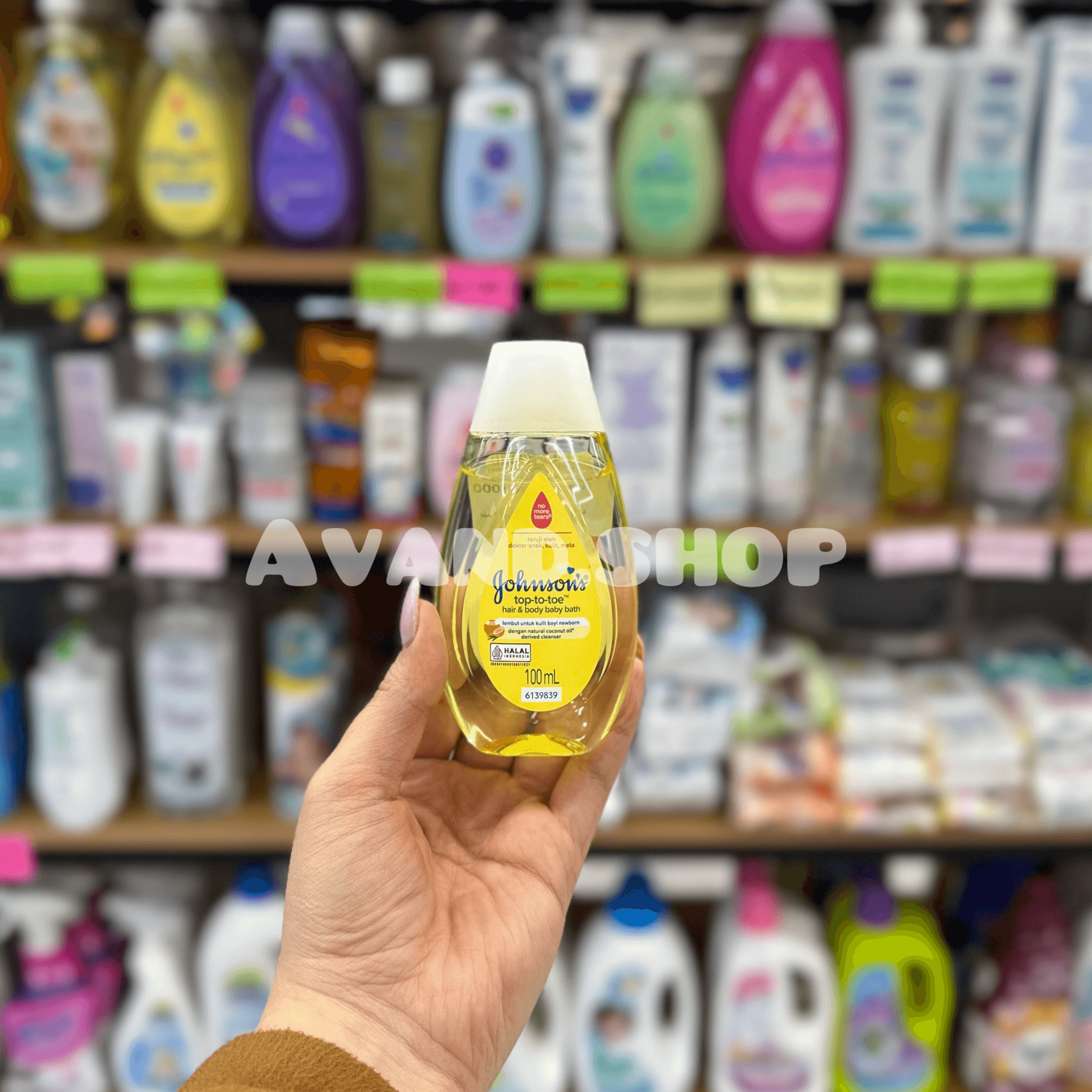 شامپو سر و بدن Johnsons جانسون 100میل (Orginal)
