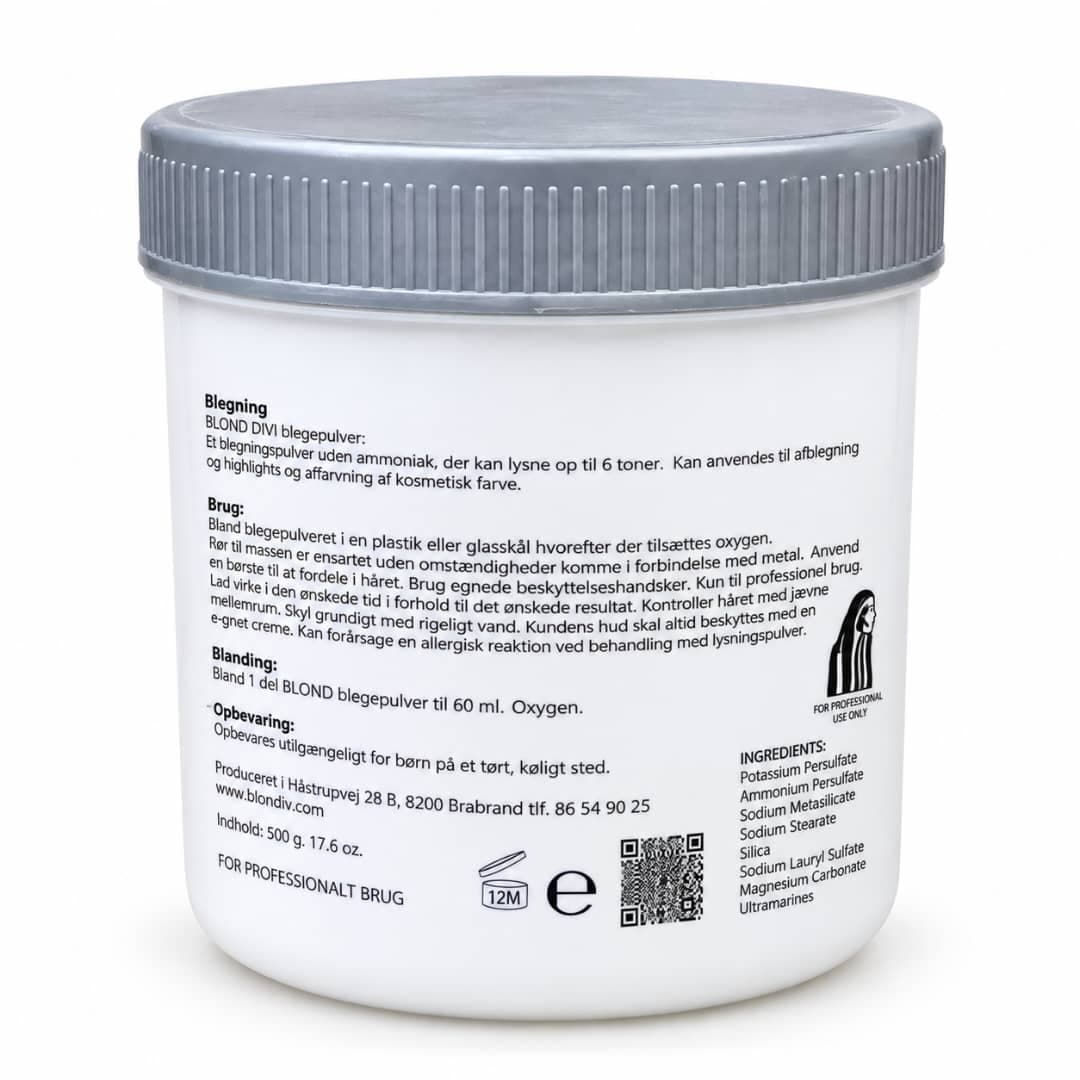 پودر دکلره آبی بلوند دیو BLEACHING POWDER BLOND DIVA — تصویر ۲