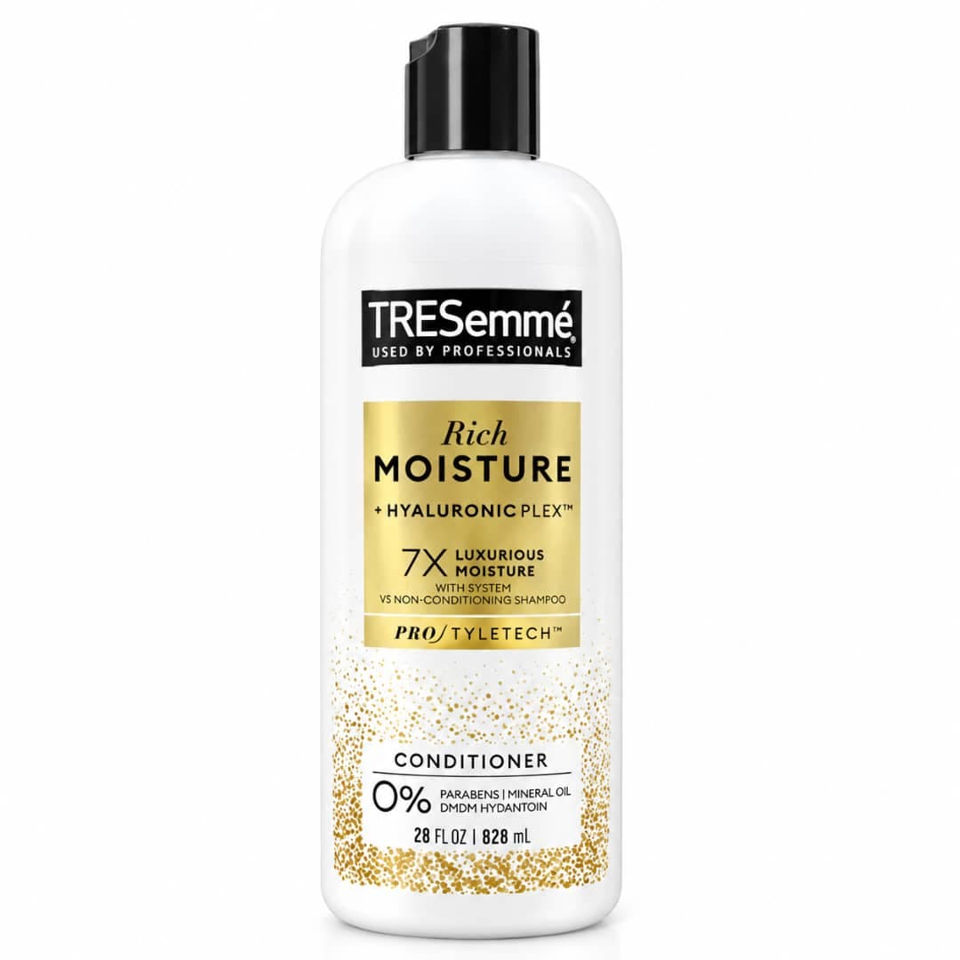 نرم کننده مرطوب کننده ترزمه CONDITIONER Rich Moisture + HYALURONIC Plex Tresemme