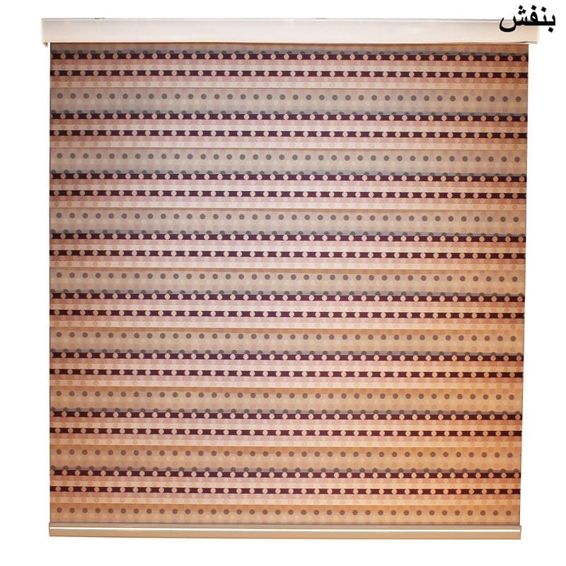 پرده زبرا زیو کد5024سایز180×145سانتی‌ متر (بنفش)