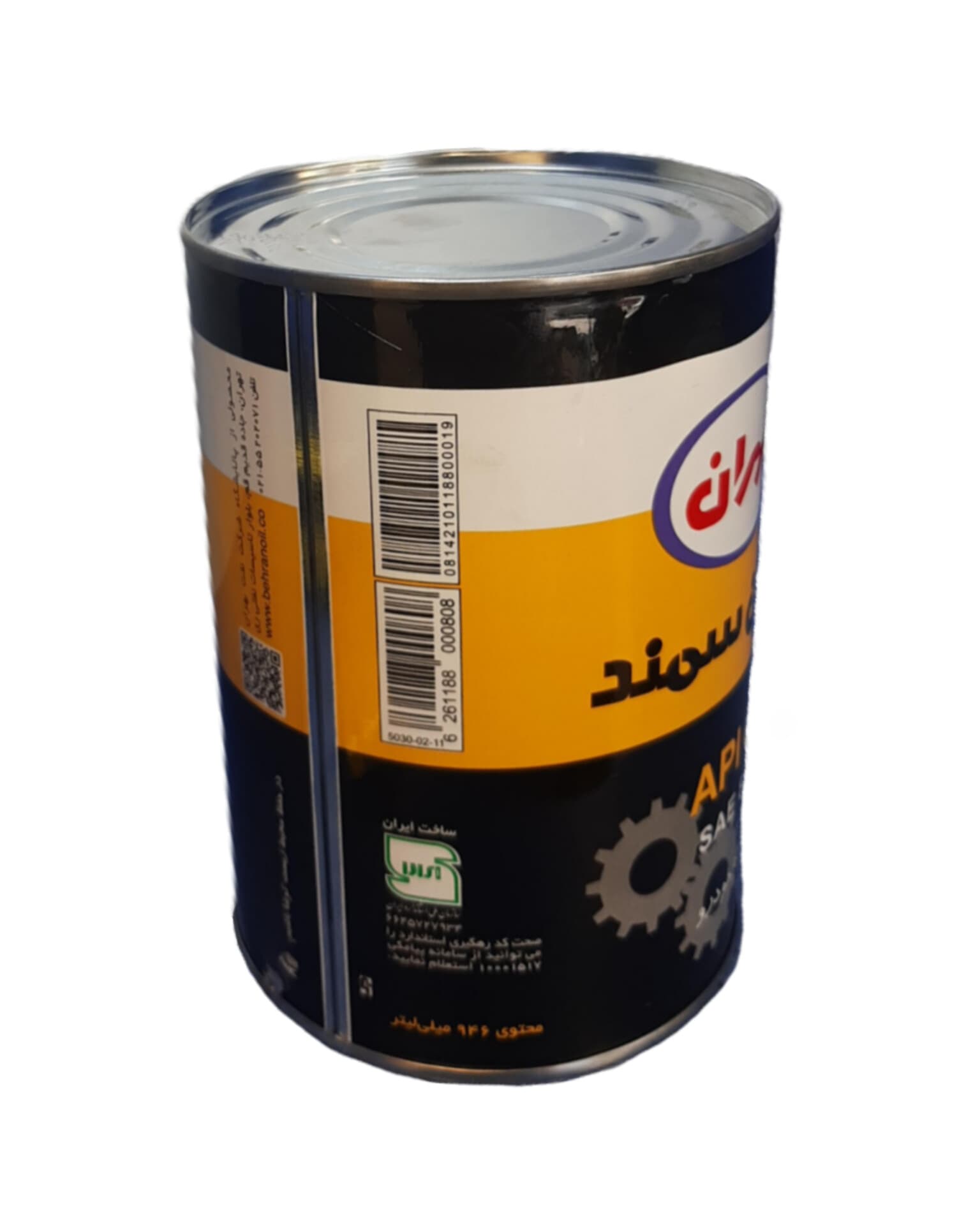 روغن گیربکس 85w90 بهران سمند (یک لیتری) EP GL4 — تصویر ۳