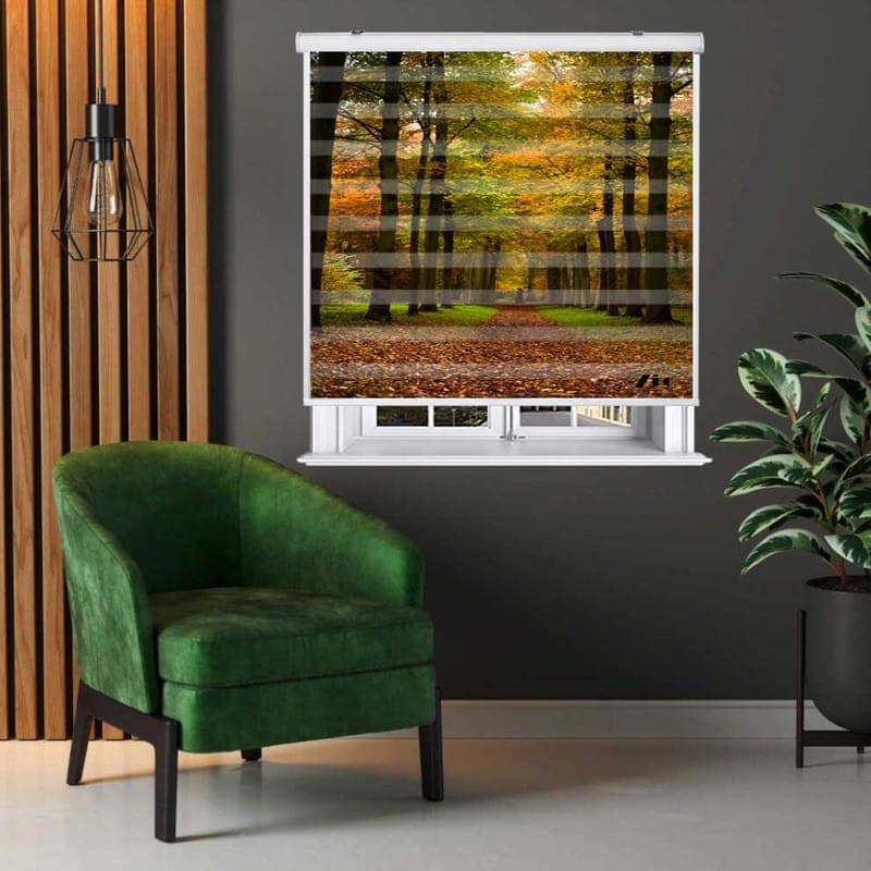 پرده زبرا زیو کدL5051سایز150×150سانتی‌ متر