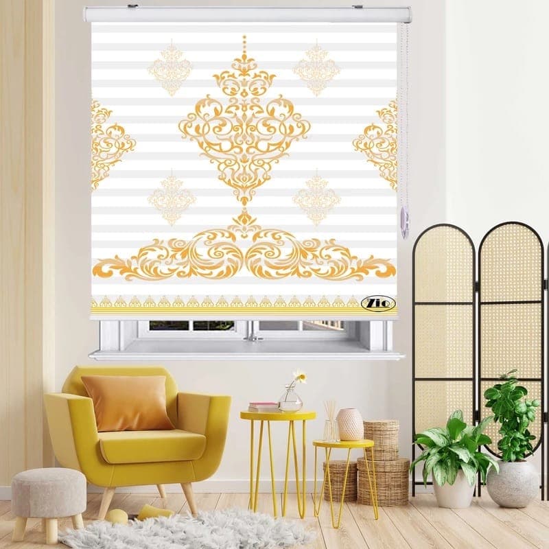 پرده زبرا زیو کدMP9003سایز150×150سانتی‌ متر