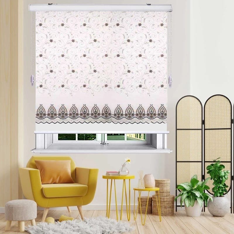 پرده دومکانیزم کد 928 سایز 280×200 سانتی متر(مشکی)