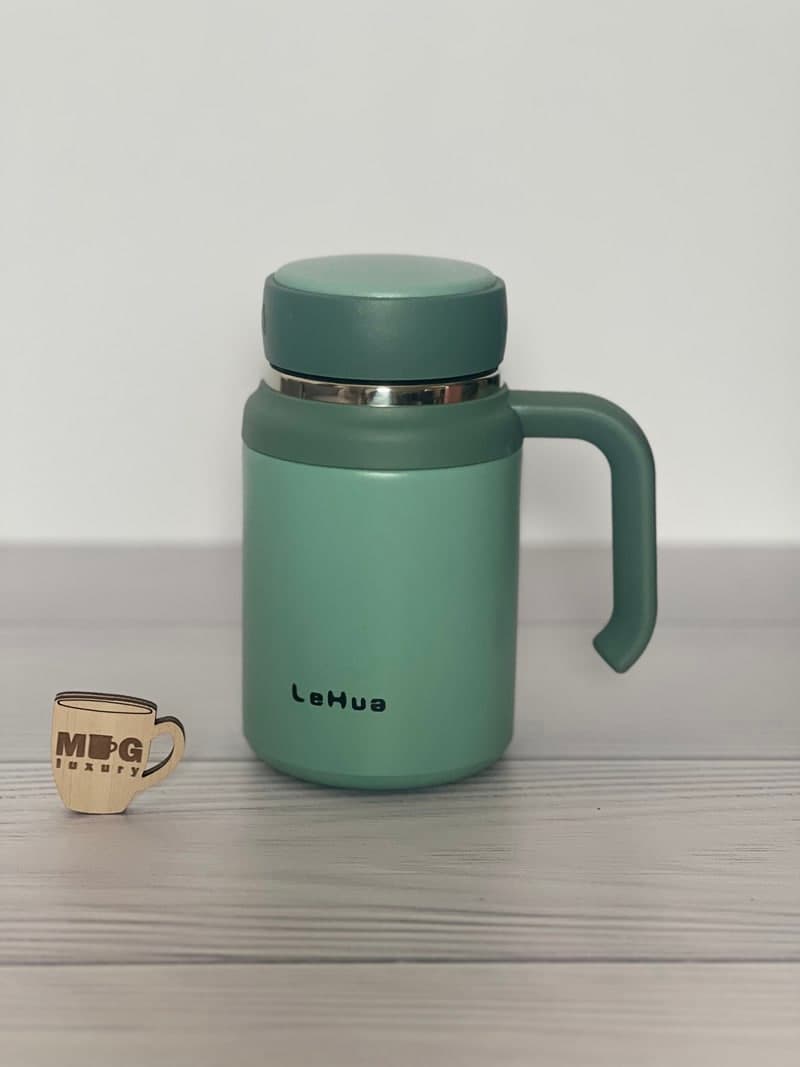 فلاسک LEHUA دسته دار صافی دار 750 میل استیل 316 — تصویر ۴
