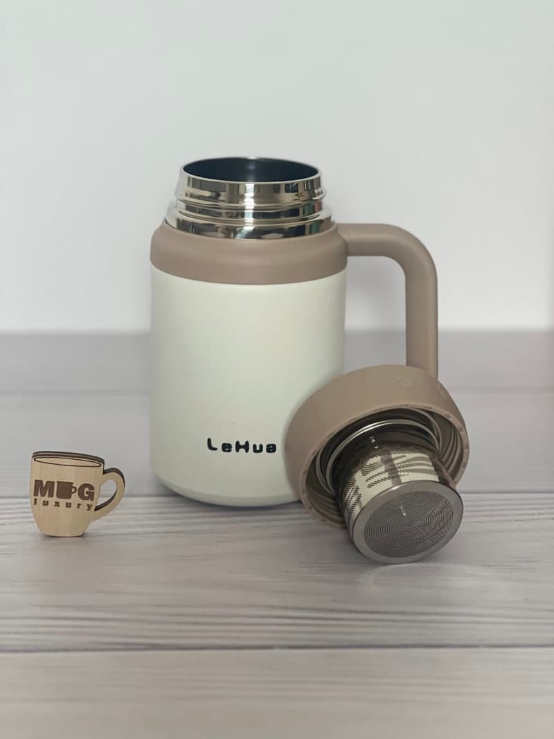 فلاسک LEHUA دسته دار صافی دار 750 میل استیل 316 — تصویر ۶