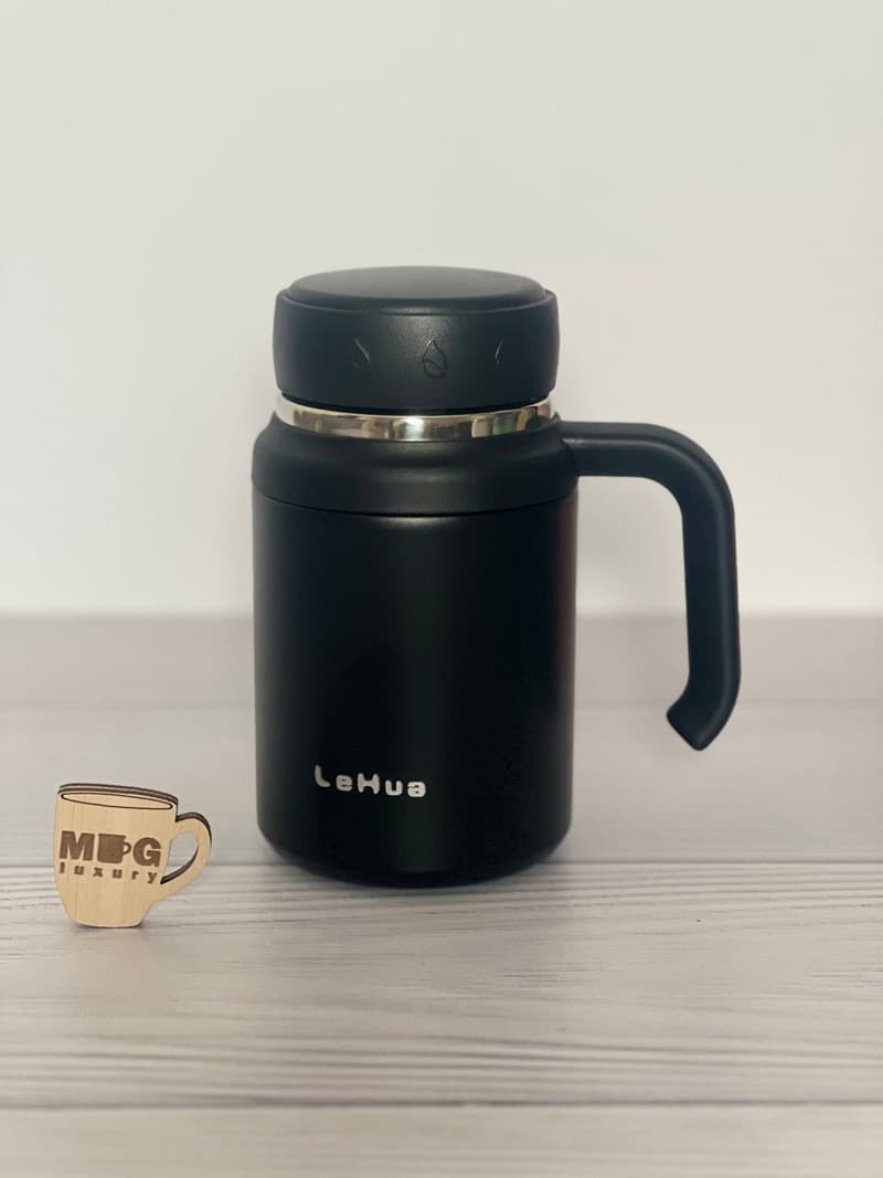 فلاسک LEHUA دسته دار صافی دار 750 میل استیل 316 — تصویر ۵