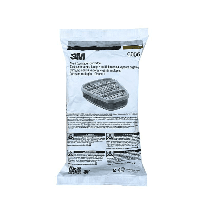 ماسک نیم صورت تری ام(3M)مدل 7502 بافیلتر 6006 — تصویر ۴