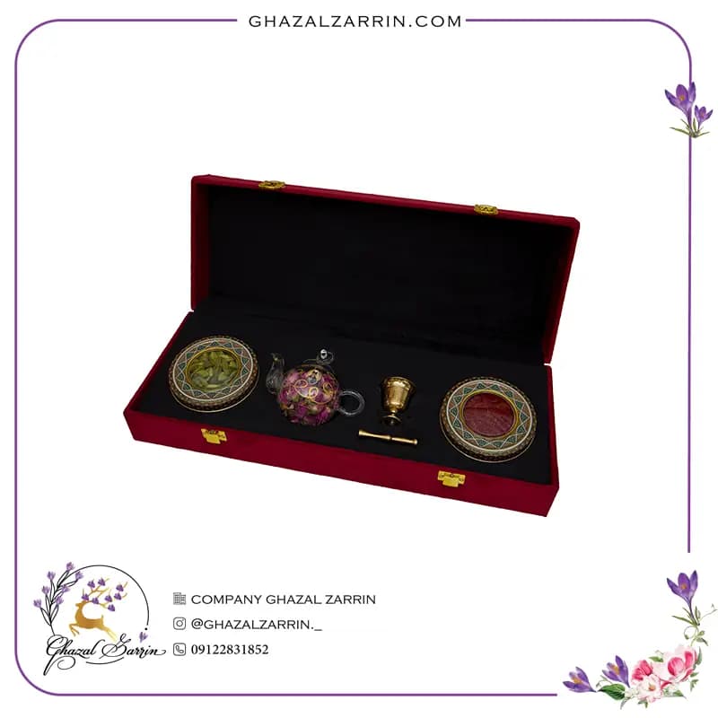 باکس زعفران مدل نیلوفر