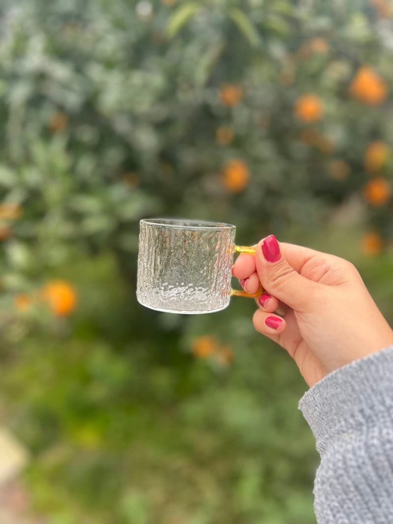 شات پیرکس یخی دسته طلایی آنتی شوک