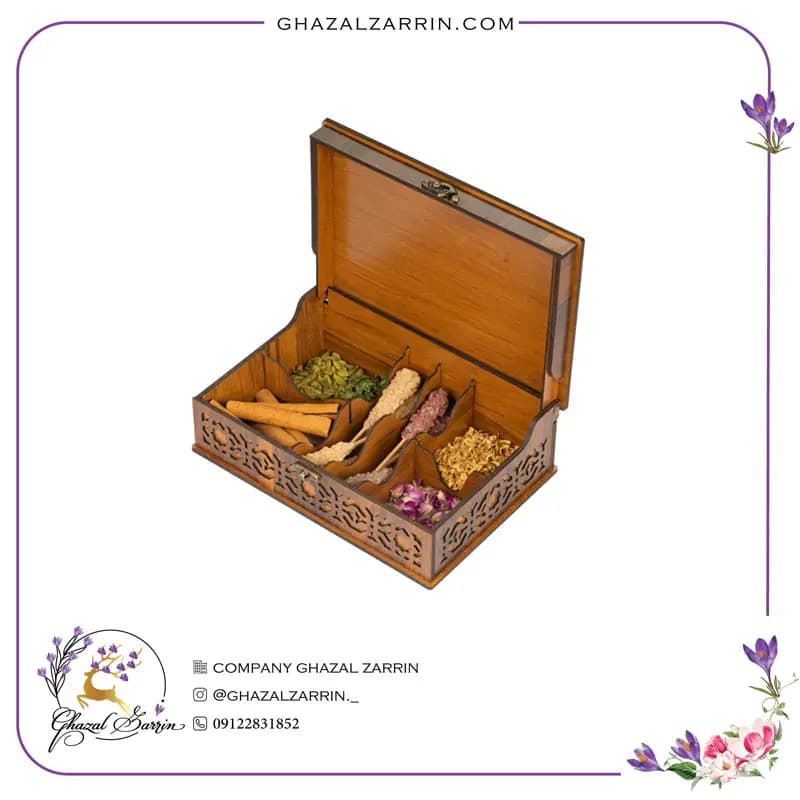 باکس دمنوش طرح ساغر