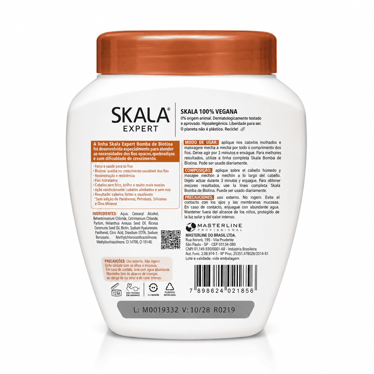 ماسک مو بیوتن اسکالا BIOTINA DE BOMBA EXPERT SKALA — تصویر ۲