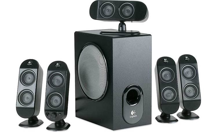 فروش اسپیکر کامل Logitech X-530 اورجینال همراه با کارتن – سالم، تست‌شده، آماده استفاده
