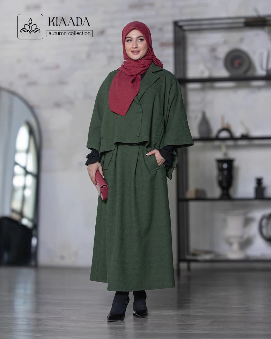 پانچو و دامن زنانه سلین — تصویر ۴