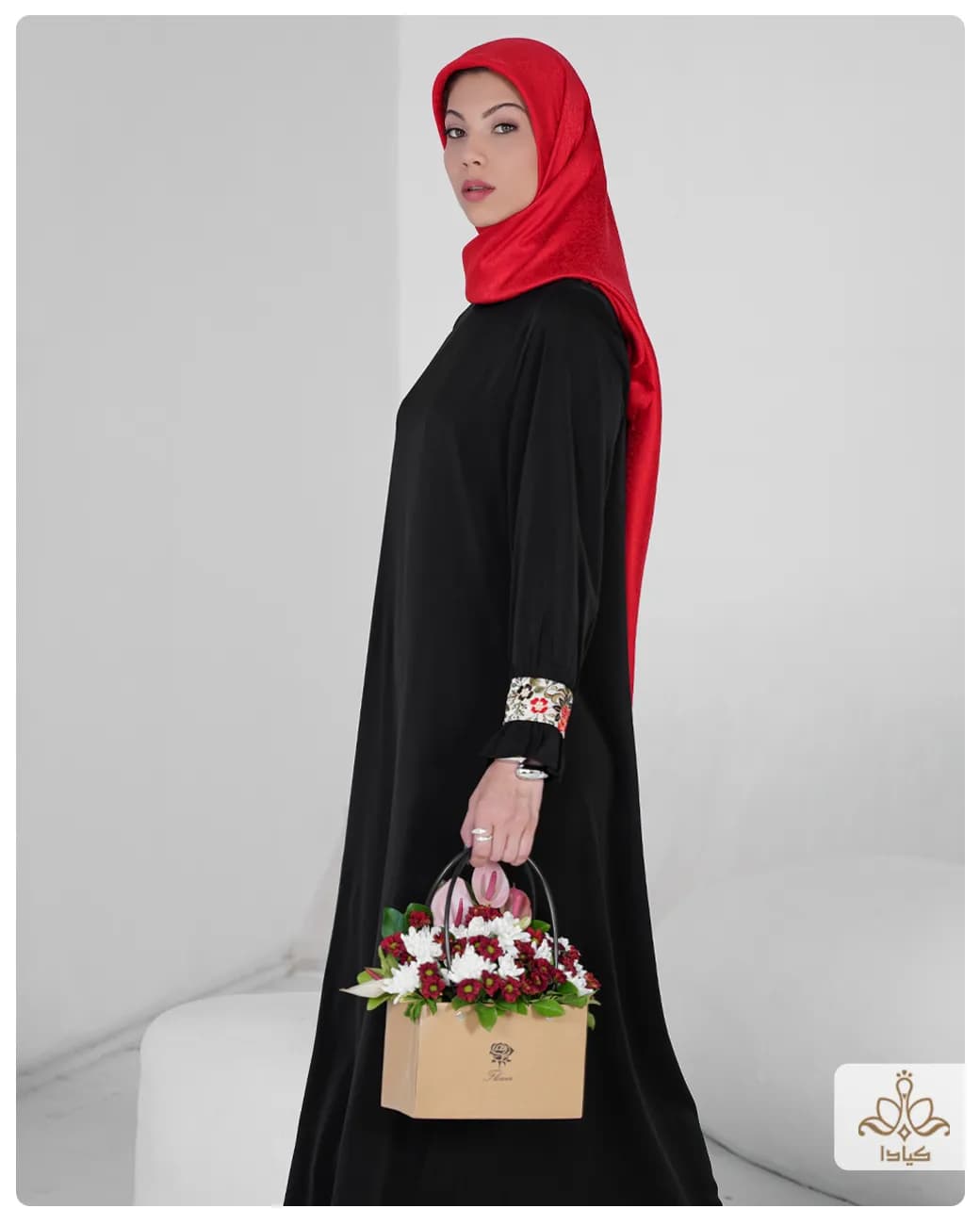 مانتو پیراهن زنانه آیدا — تصویر ۲