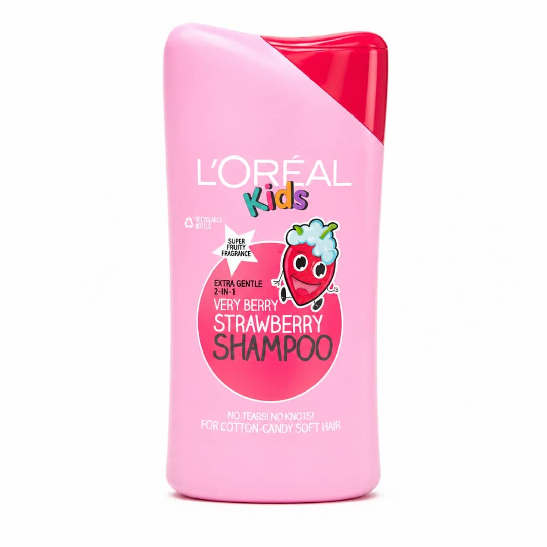 شامپو کودک توت فرنگی لورال SHAMPOO STRAWBERRY VERY BERRY 2IN 1 LOREAL Kids