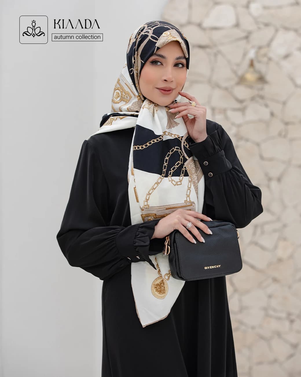 مانتو زنانه مدل آیدا مشکی ساده — تصویر ۲