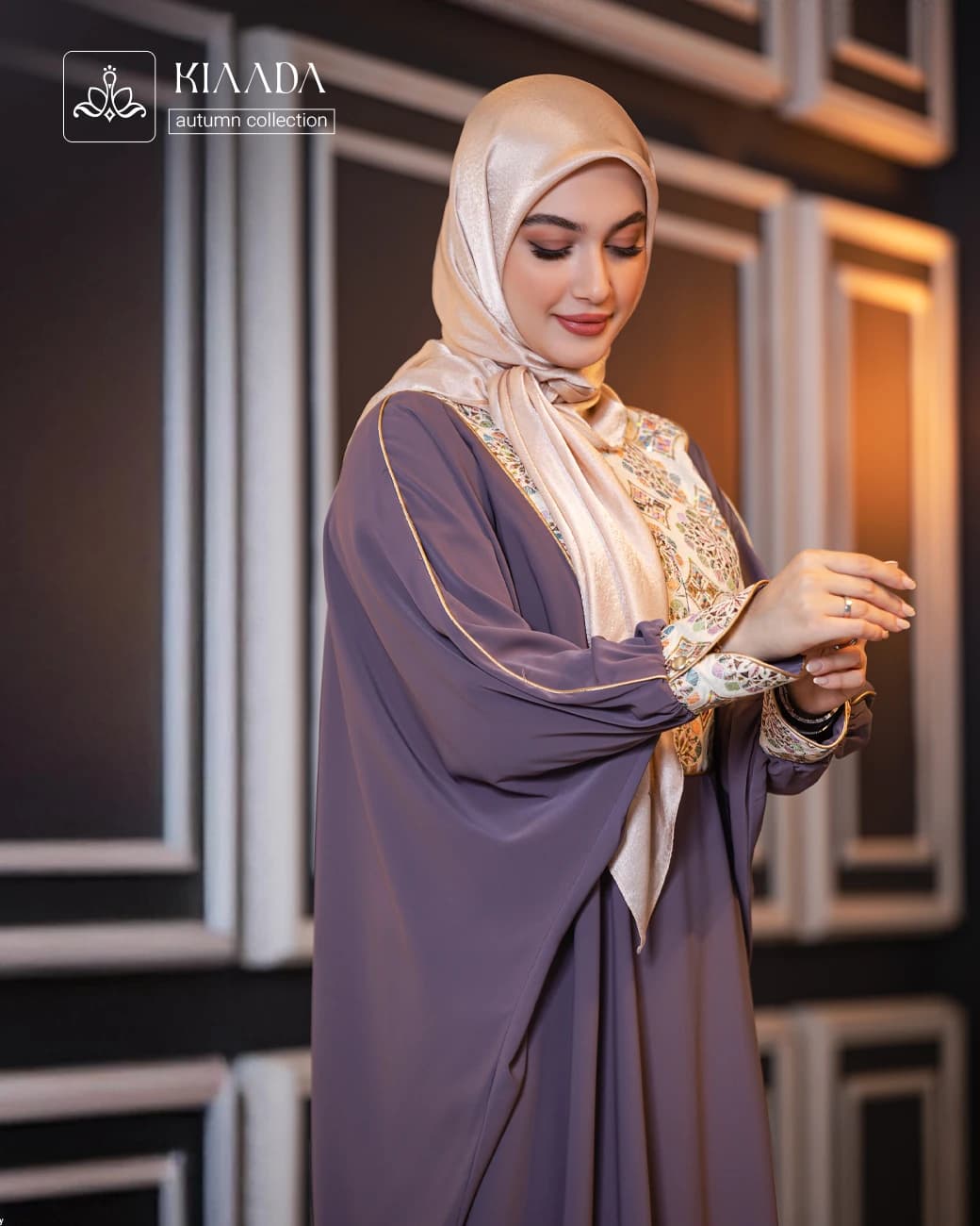 عبای زنانه مدل آذین — تصویر ۳