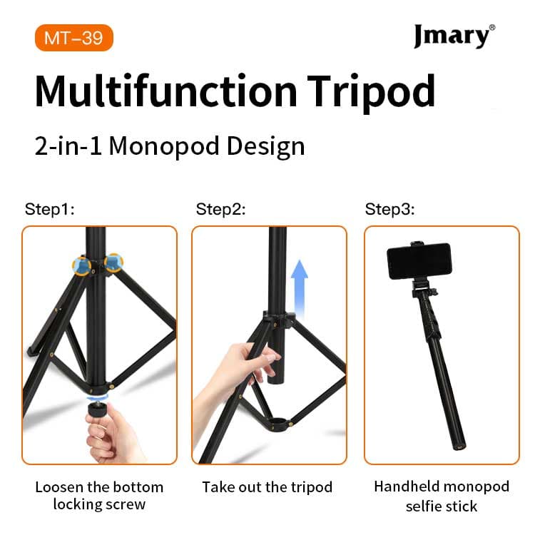 سه پایه دوربین جی ماری مدل Jmary MT-39 — تصویر ۴